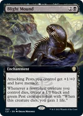 Blight Mound Extended Art 363/81 (Commander 2021)  | Good Games Morley
