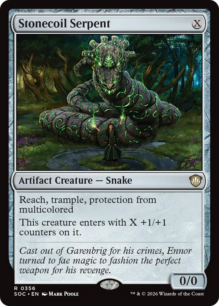 Stonecoil Serpent [Secrets of Strixhaven Commander] | Good Games Morley