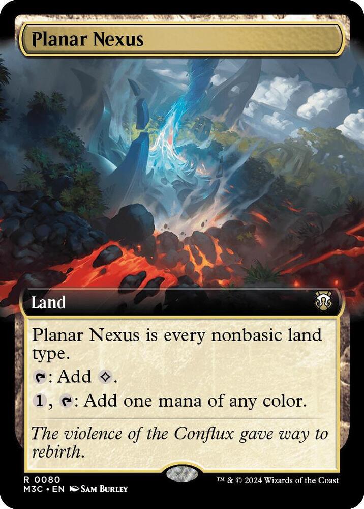 Planar Nexus 80/411 (Commander: Modern Horizons 3)  - Extended Art Ripple Foil | Good Games Morley