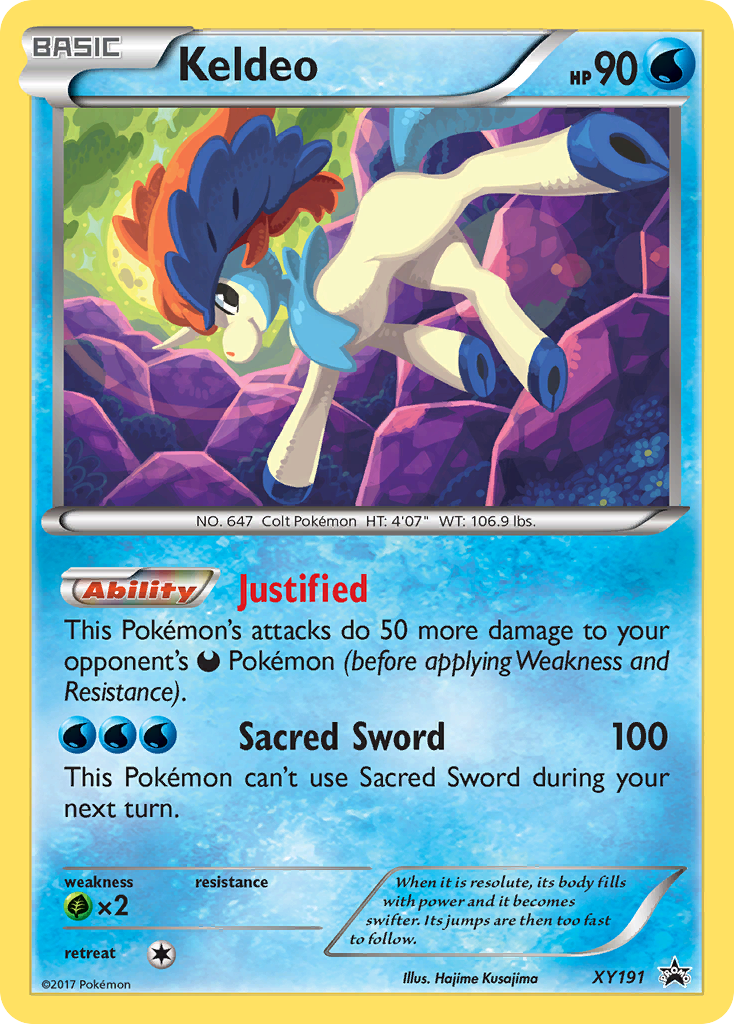 Keldeo (XY191) [XY: Black Star Promos] | Good Games Morley