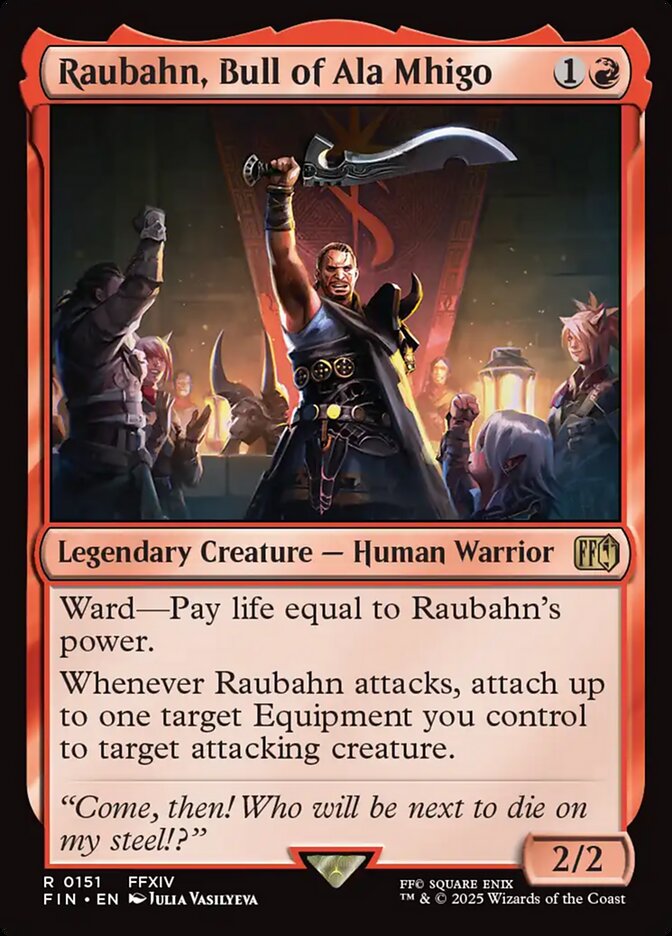 Raubahn, Bull of Ala Mhigo 151 (FINAL FANTASY)  - Foil | Good Games Morley