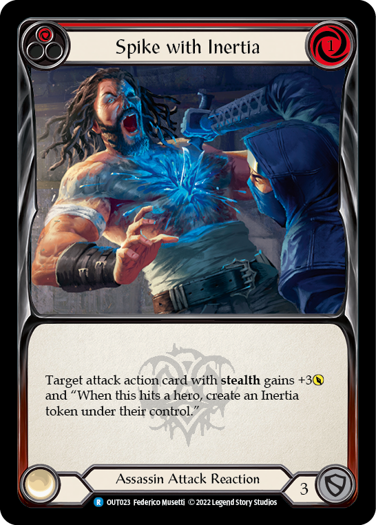 Spike with Inertia (Red) [OUT023] (Outsiders)  Rainbow Foil | Good Games Morley