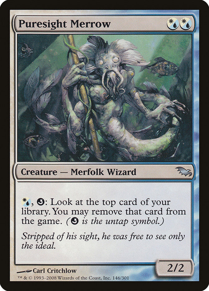 Puresight Merrow 146/301 (Shadowmoor)  - Foil | Good Games Morley