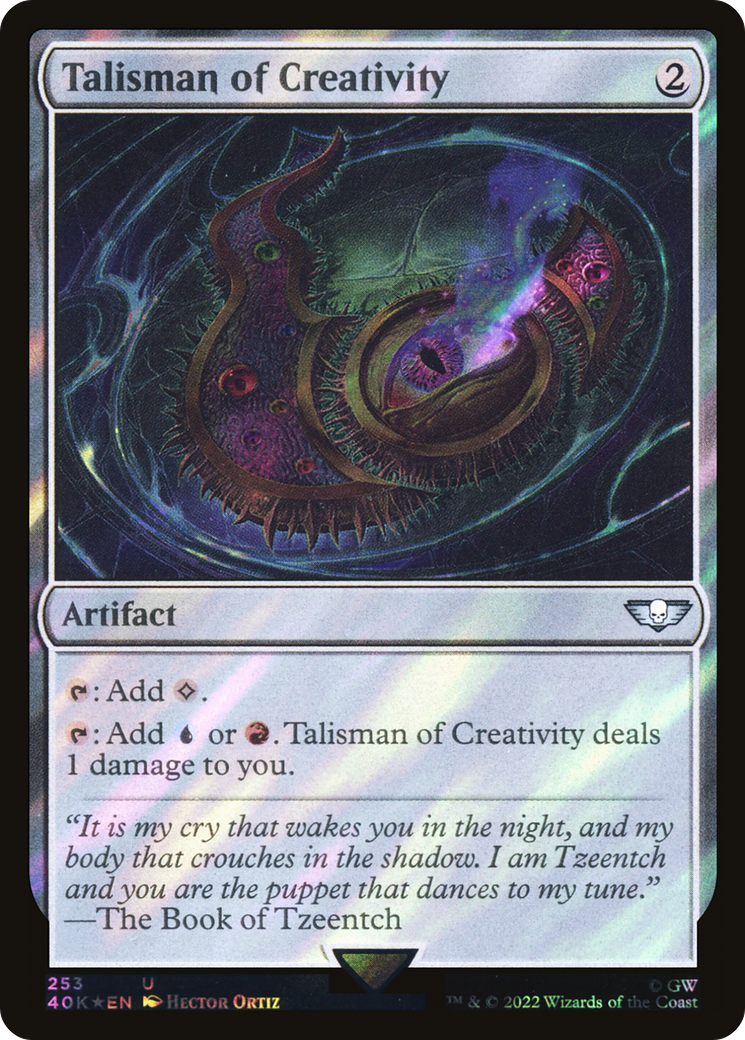 Talisman of Creativity (Surge Foil) [Marvel Super Heroes Commander] | Good Games Morley