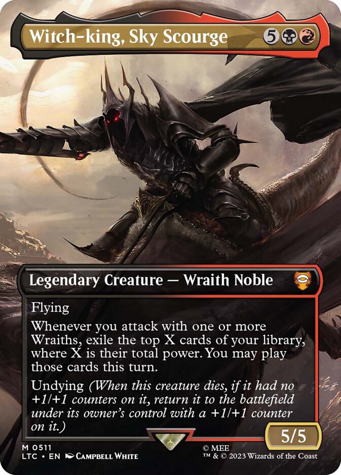 Witch-king, Sky Scourge 511 (Commander: The Lord of the Rings: Tales of Middle-earth)  - Borderless Foil | Good Games Morley