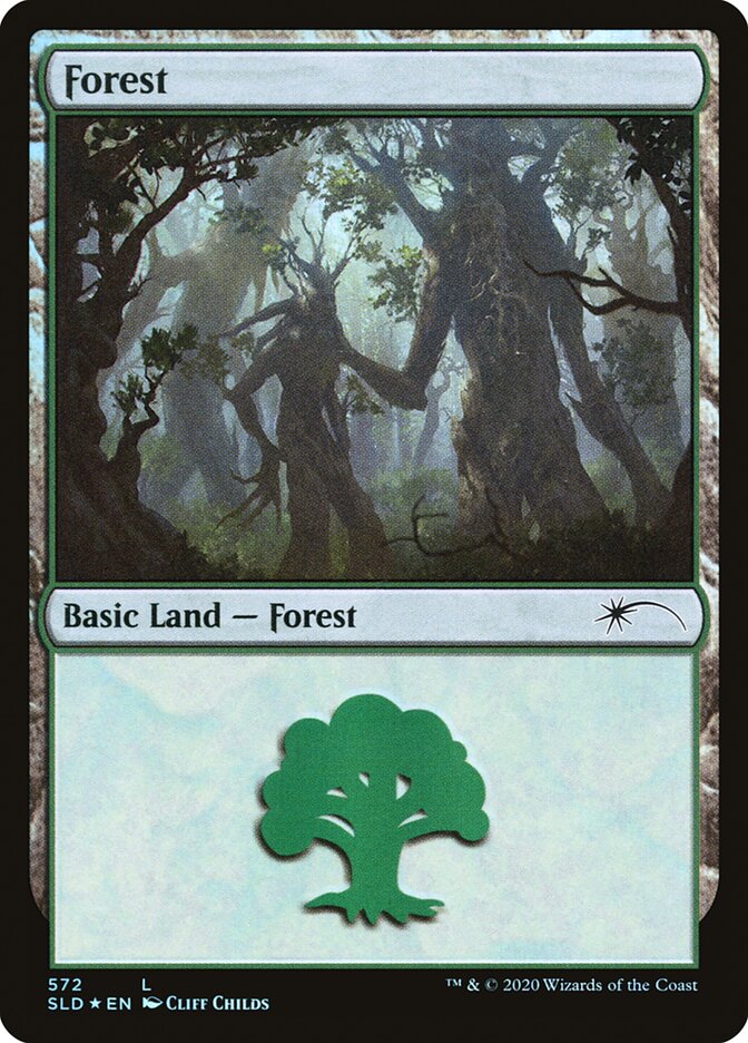 Forest (Tree Hugging) (572) [Secret Lair Drop Promos] | Good Games Morley
