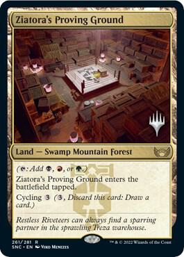 Ziatoras Proving Ground 261 (Promo Pack: Streets of New Capenna)  | Good Games Morley