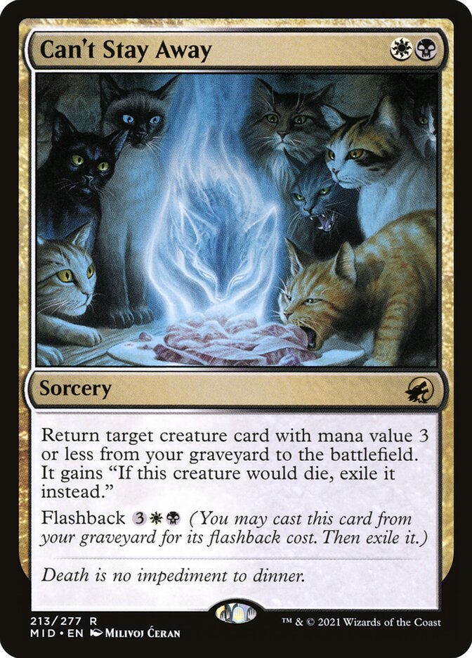 Can't Stay Away 213/277 (Innistrad: Midnight Hunt)  - Foil | Good Games Morley