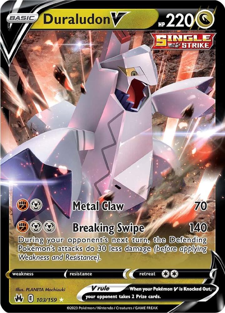 Duraludon V 103/159 (Crown Zenith)  - Holofoil | Good Games Morley