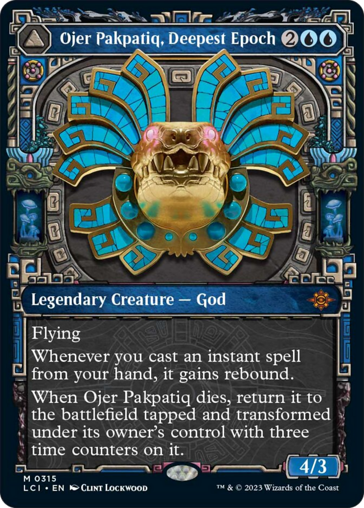 Ojer Pakpatiq, Deepest Epoch // Temple of Cyclical Time (Showcase) [The Lost Caverns of Ixalan] | Good Games Morley