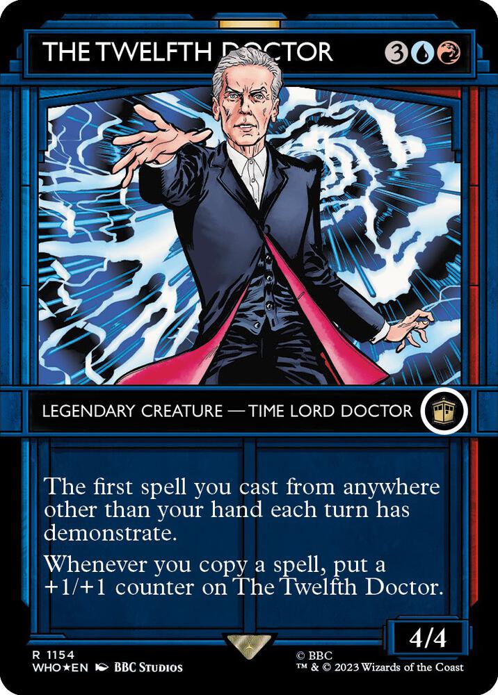 The Twelfth Doctor 1154/331 (Universes Beyond: Doctor Who)  - Showcase Surge Foil | Good Games Morley