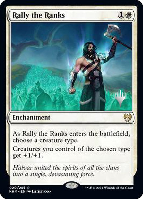 Rally the Ranks (Promo Pack) [Kaldheim Promos] | Good Games Morley