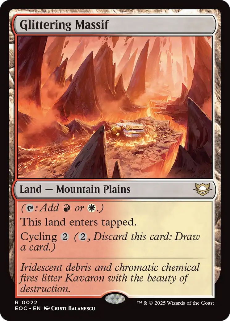 Glittering Massif [Edge of Eternities Commander] | Good Games Morley