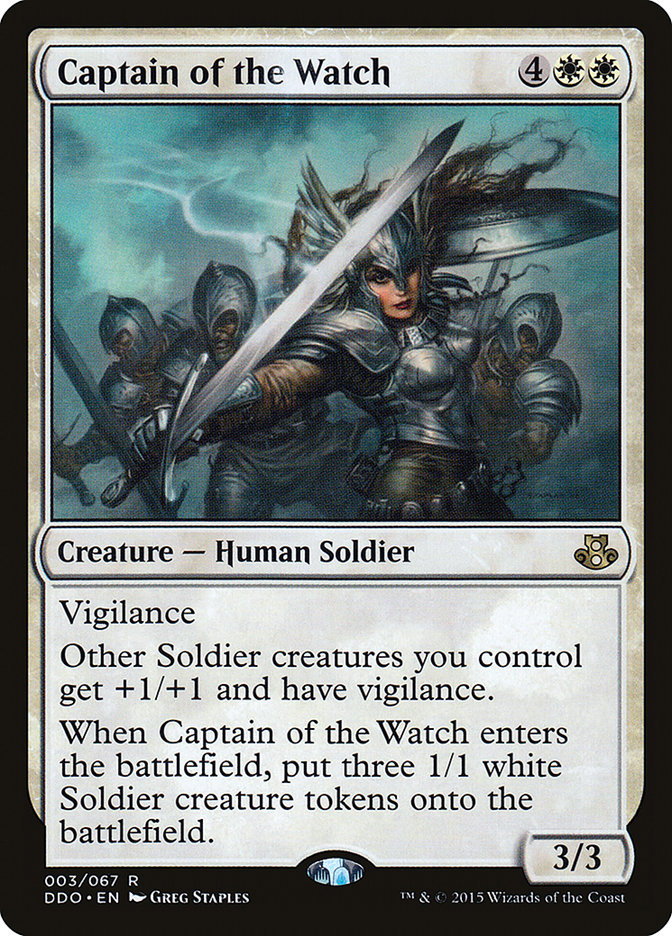 Captain of the Watch [Duel Decks: Elspeth vs. Kiora] | Good Games Morley