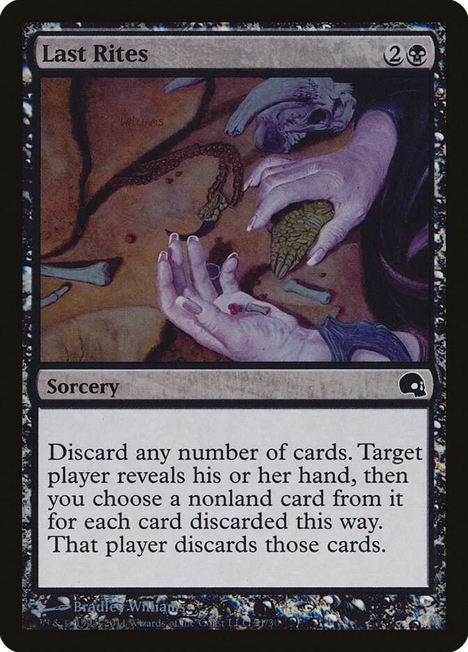 Last Rites 21/50 (Premium Deck Series: Graveborn)  - Foil | Good Games Morley