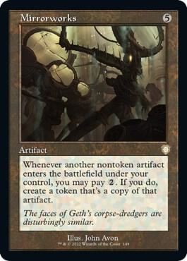Mirrorworks Retro Frame 149 (Commander: The Brothers' War)  | Good Games Morley