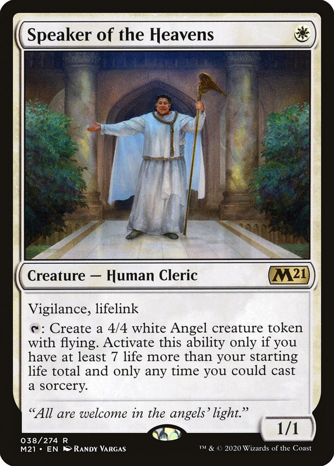 Speaker of the Heavens 38 (Core Set 2021)  - Foil | Good Games Morley