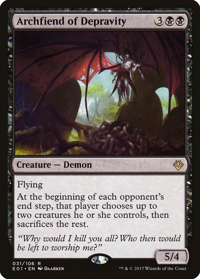 Archfiend of Depravity 31/106 (Archenemy: Nicol Bolas)  | Good Games Morley