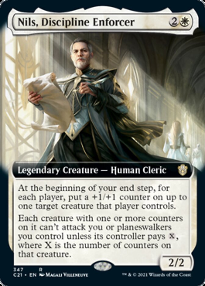 Nils, Discipline Enforcer (Extended Art) [Commander 2021] | Good Games Morley