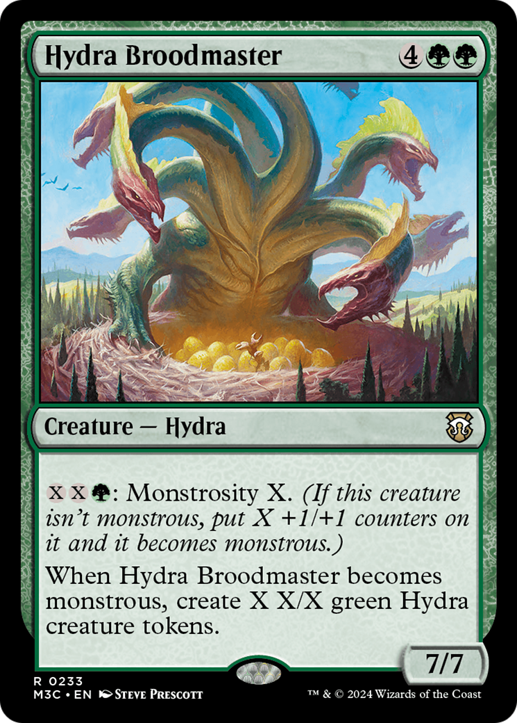 Hydra Broodmaster (Ripple Foil) [Modern Horizons 3 Commander] | Good Games Morley