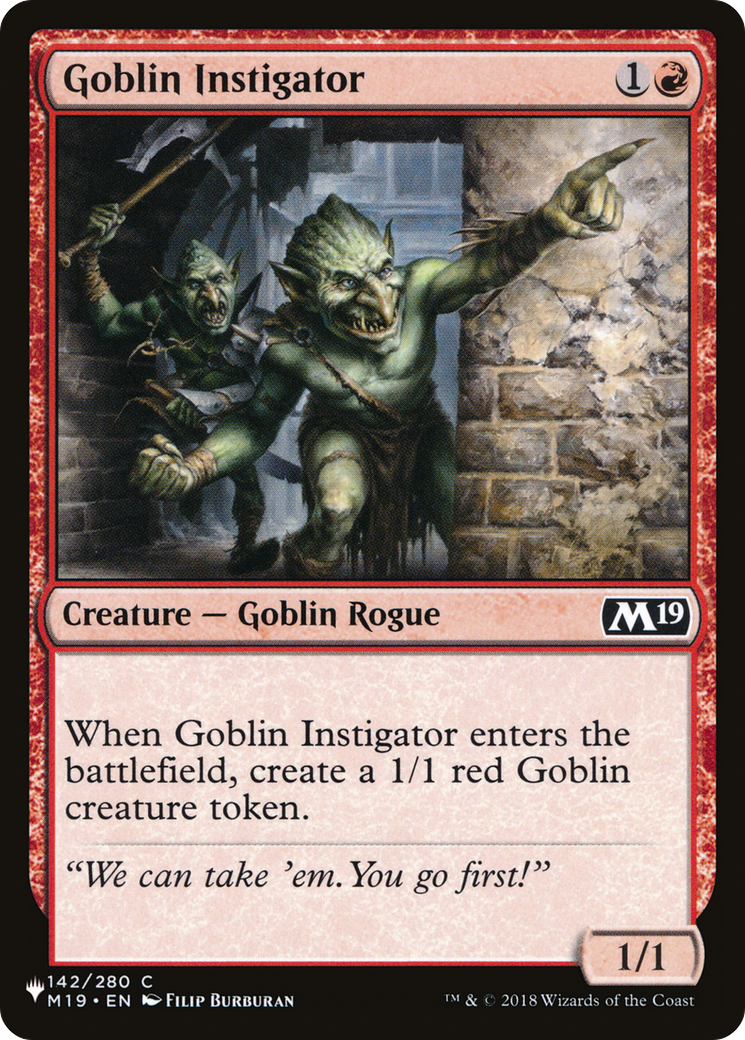 Goblin Instigator [The List] | Good Games Morley