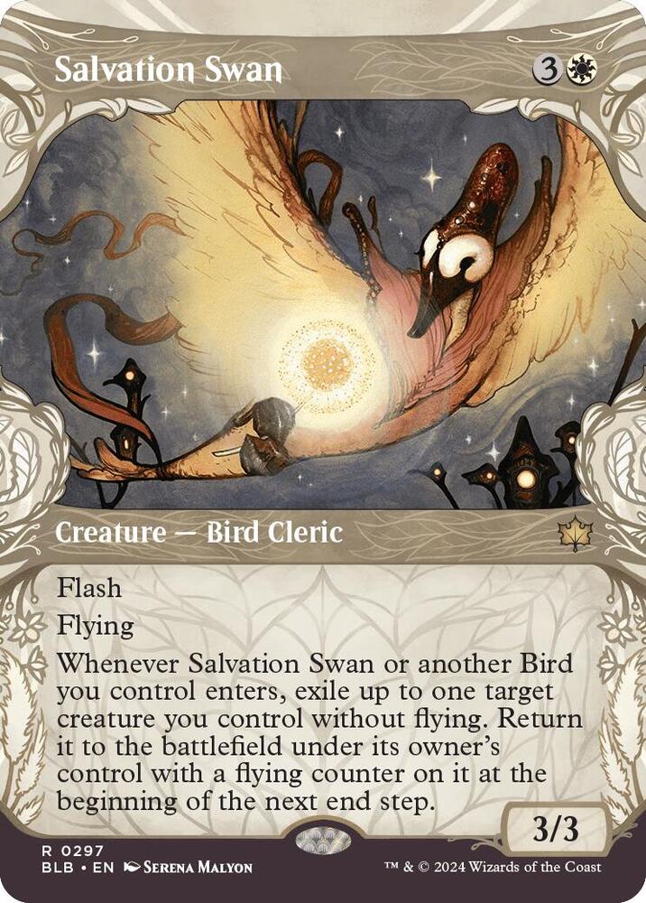 Salvation Swan 297 (Bloomburrow)  - Showcase Foil | Good Games Morley
