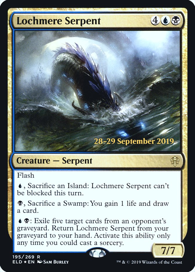 Lochmere Serpent [Throne of Eldraine Prerelease Promos] | Good Games Morley