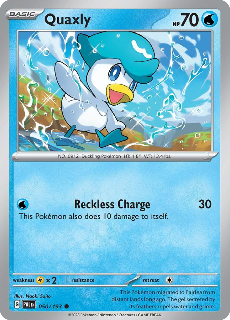 Quaxly (050/193) (Theme Deck Exclusive) [Scarlet & Violet: Paldea Evolved] | Good Games Morley