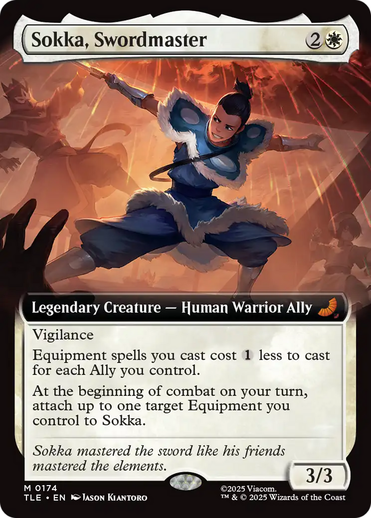 Sokka, Swordmaster (Extended Art) [Avatar: The Last Airbender: Eternal-Legal] | Good Games Morley