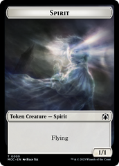 Spirit (9) // Spirit (13) Double-Sided Token [March of the Machine Commander Tokens] | Good Games Morley