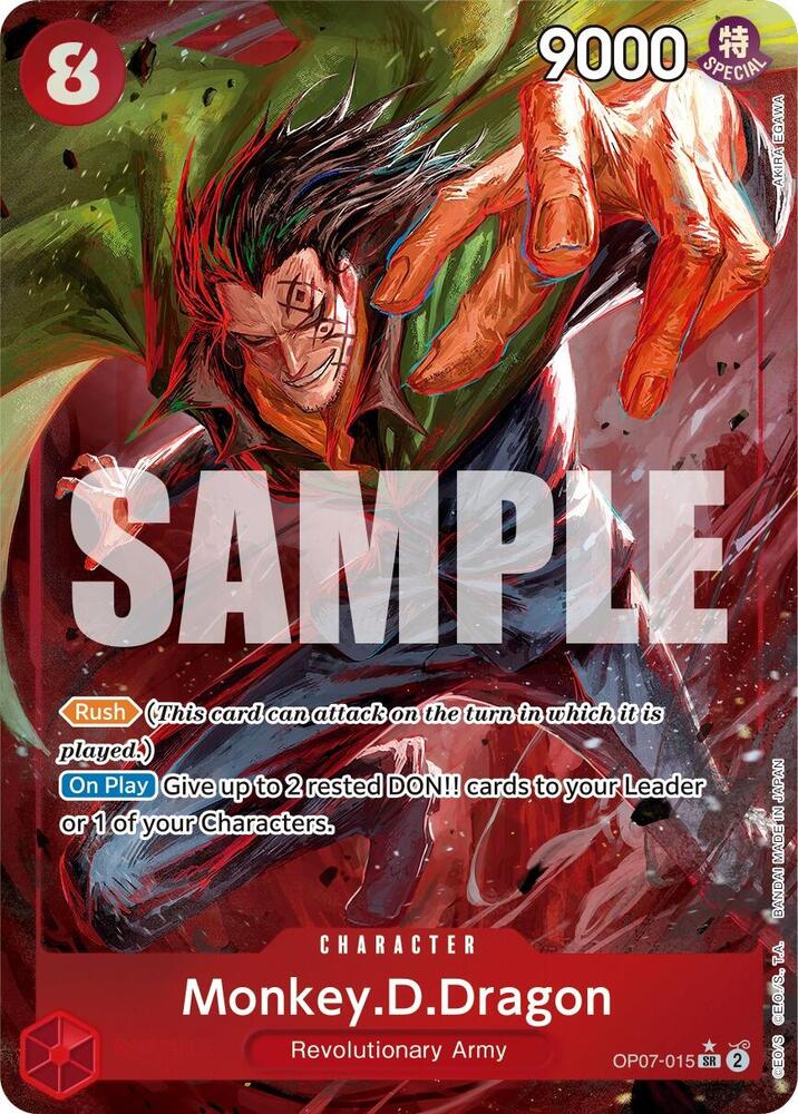 Monkey.D.Dragon OP07-015 (500 Years in the Future)  - Alternate Art Foil | Good Games Morley