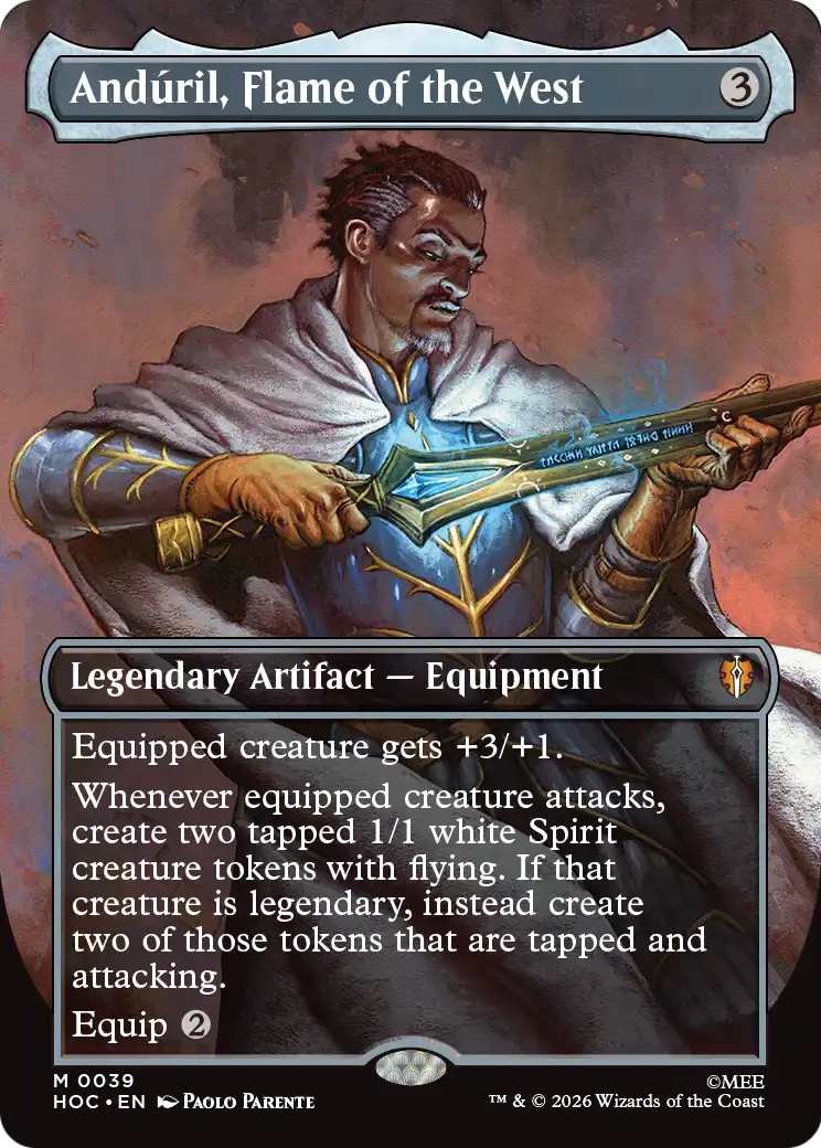 Anduril, Flame of the West (Borderless) [The Hobbit: Eternal-Legal] | Good Games Morley