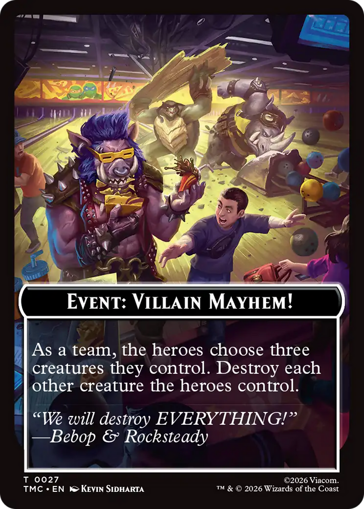 Event: Villain Mayhem! [Teenage Mutant Ninja Turtles Commander Tokens] | Good Games Morley