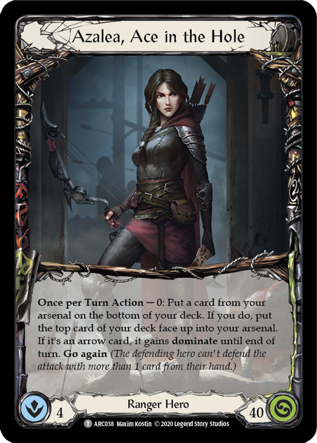 Azalea, Ace in the Hole // Crucible of Aetherweave [U-ARC038 // U-ARC115] (Arcane Rising Unlimited) | Good Games Morley