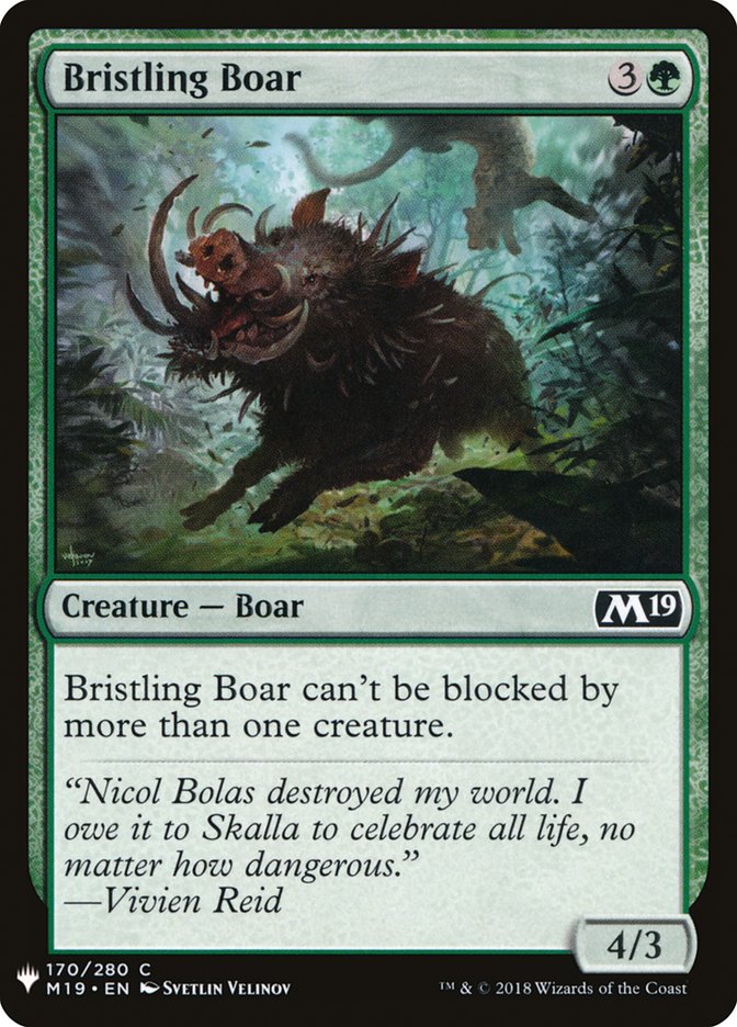 Bristling Boar [Mystery Booster] | Good Games Morley