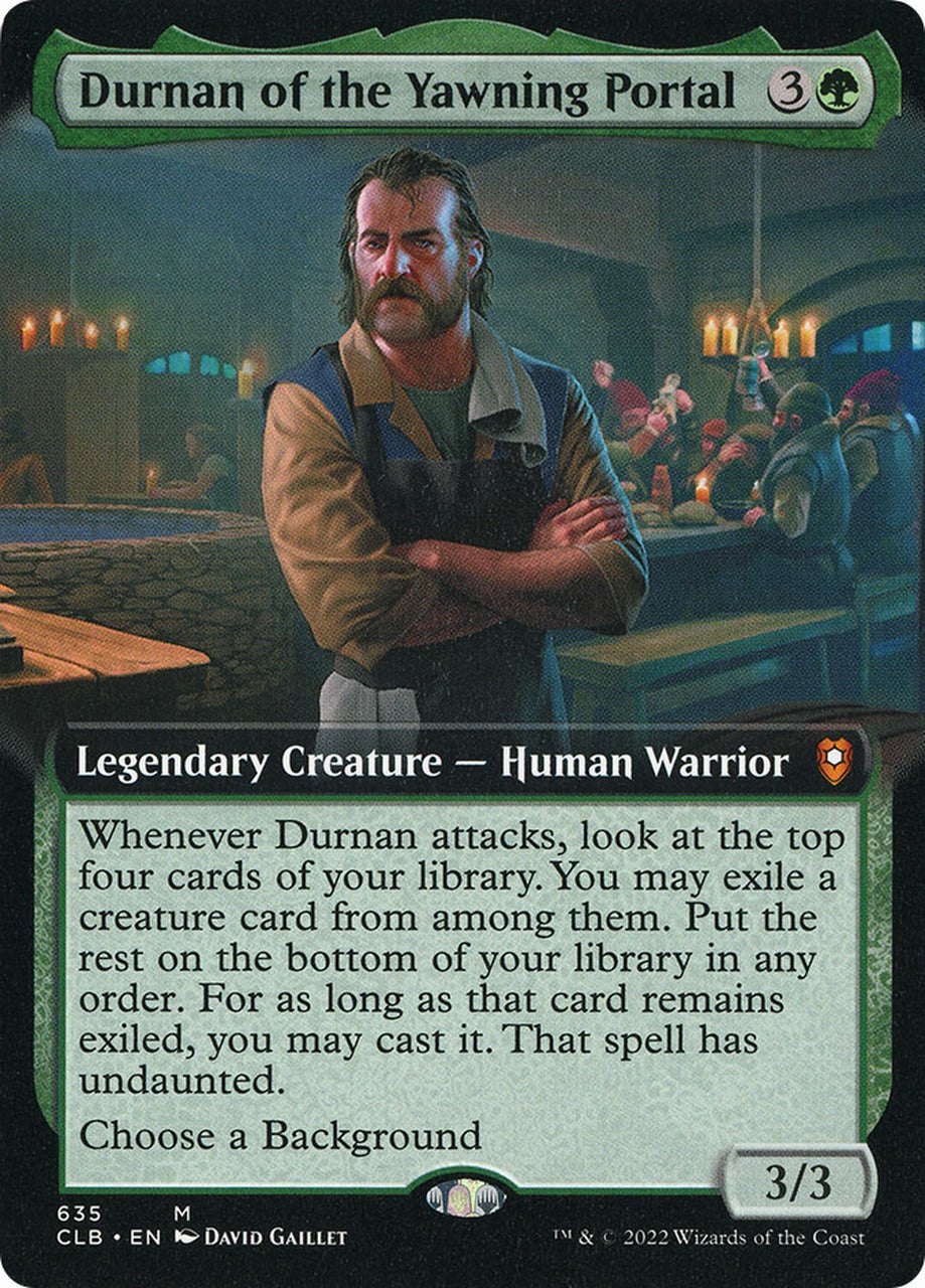 Durnan of the Yawning Portal (Extended Art) [Commander Legends: Battle for Baldur's Gate] | Good Games Morley