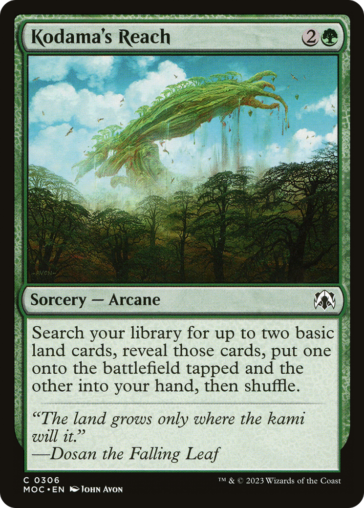 Kodama's Reach [March of the Machine Commander] | Good Games Morley