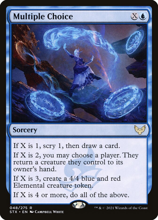 Multiple Choice 48 (Strixhaven: School of Mages)  - Foil | Good Games Morley