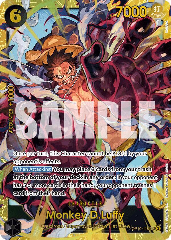 Monkey.D.Luffy OP10-118 (Royal Blood)  - Foil | Good Games Morley