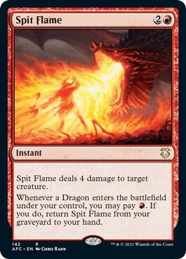 Spit Flame 142/62 (Commander: Adventures in the Forgotten Realms)  | Good Games Morley