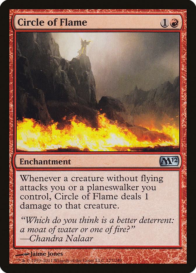 Circle of Flame 127/249 (Magic 2012 (M12))  - Foil | Good Games Morley
