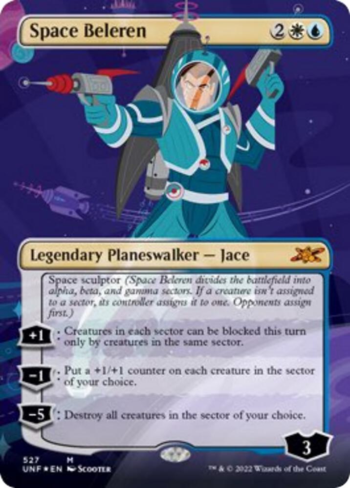 Space Beleren Borderless Galaxy Foil 527/244 (Unfinity)  - Foil | Good Games Morley