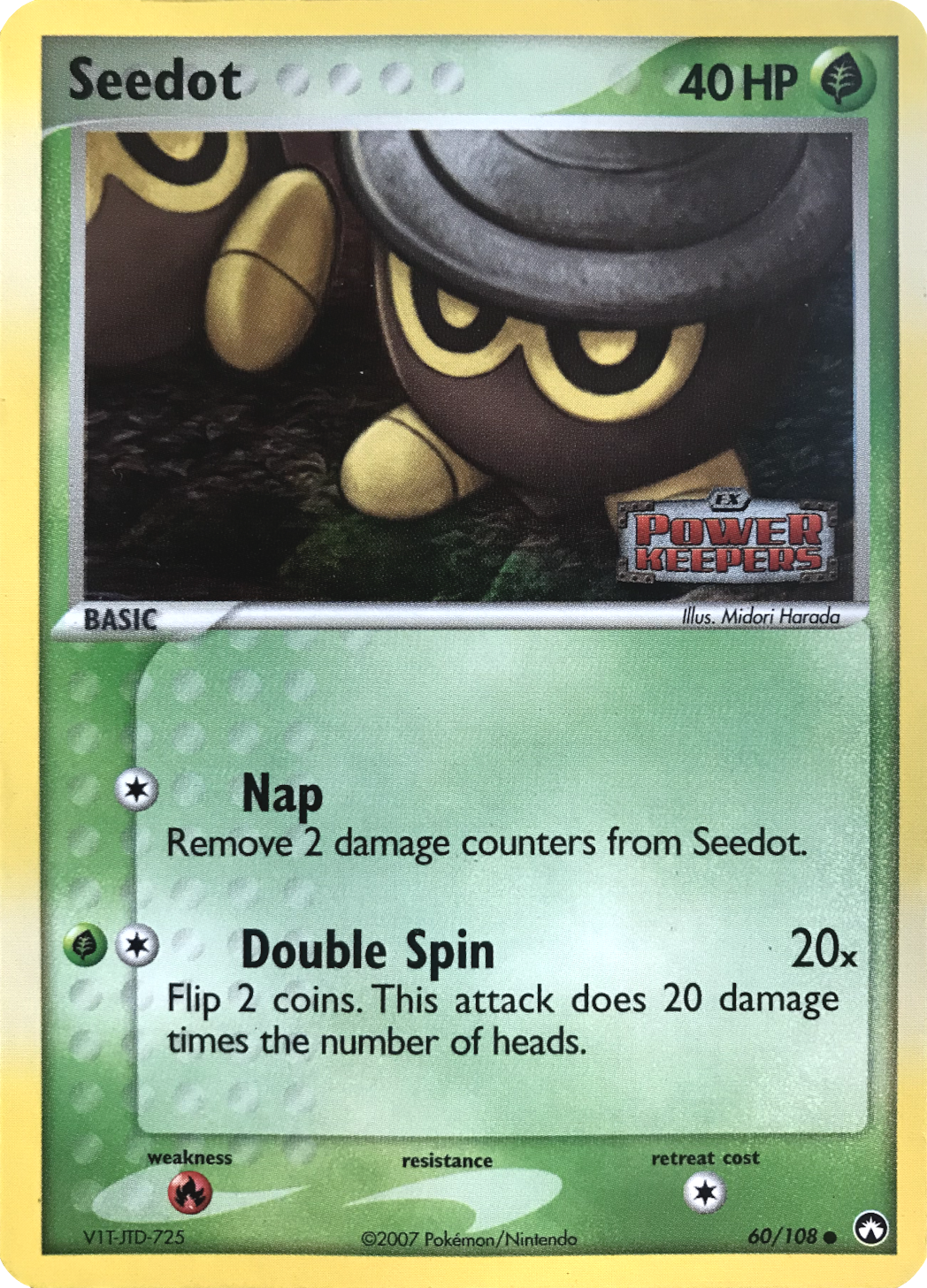 Seedot (60/108) (Stamped) [EX: Power Keepers] | Good Games Morley