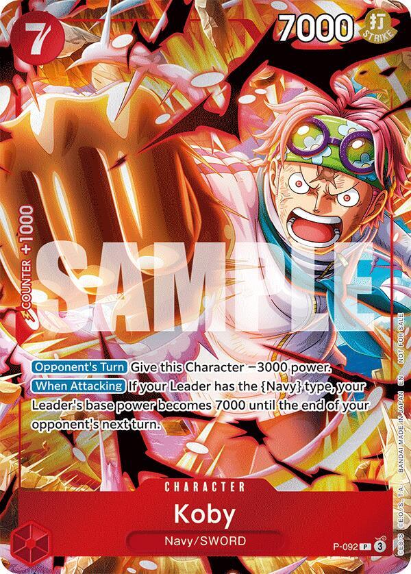 Koby (Event Pack Vol.7) P-092 (One Piece Promotion Cards)  - Foil | Good Games Morley