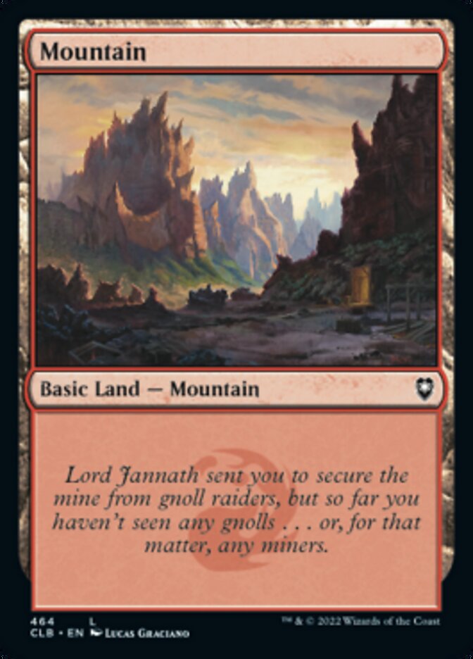 Mountain (464) [Commander Legends: Battle for Baldur's Gate] | Good Games Morley