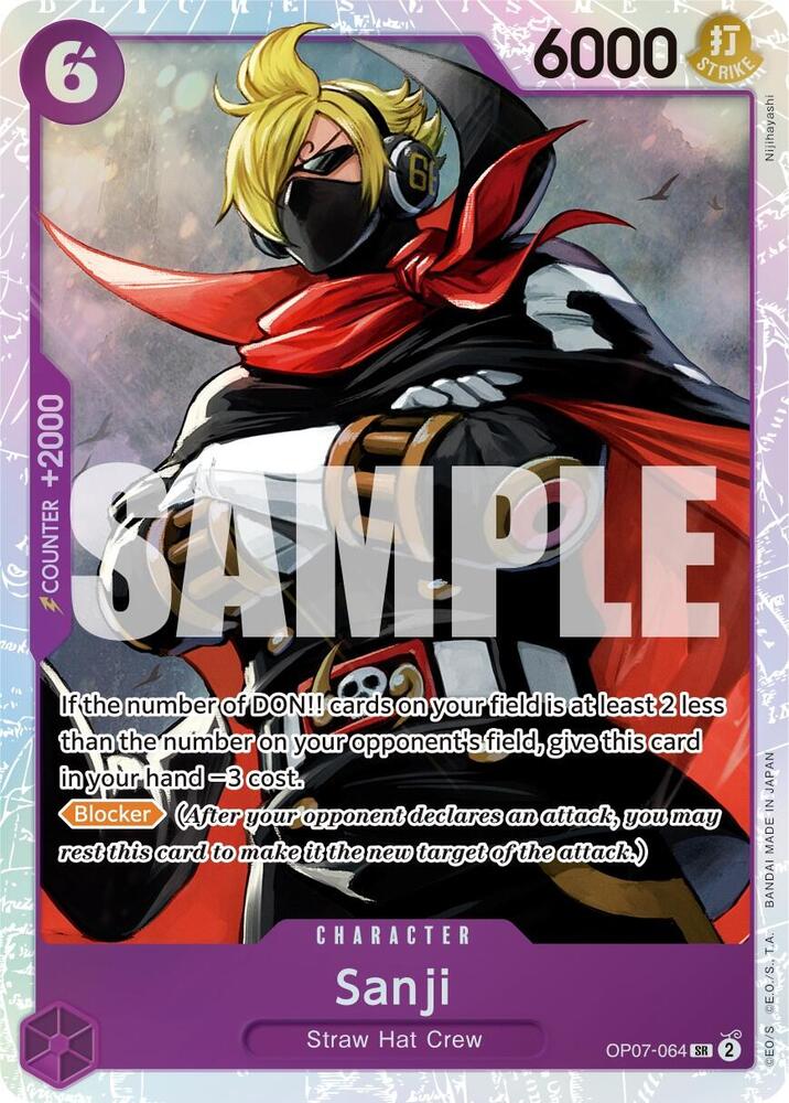 Sanji OP07-064 (500 Years in the Future)  - Foil | Good Games Morley