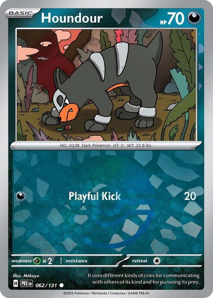 Houndour (062/131) (Poke Ball Pattern) [Scarlet & Violet: Prismatic Evolutions] | Good Games Morley