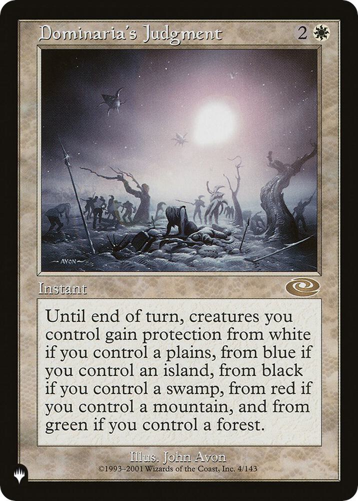 Dominarias Judgment PLS-4/5075 (The List Reprints)  | Good Games Morley