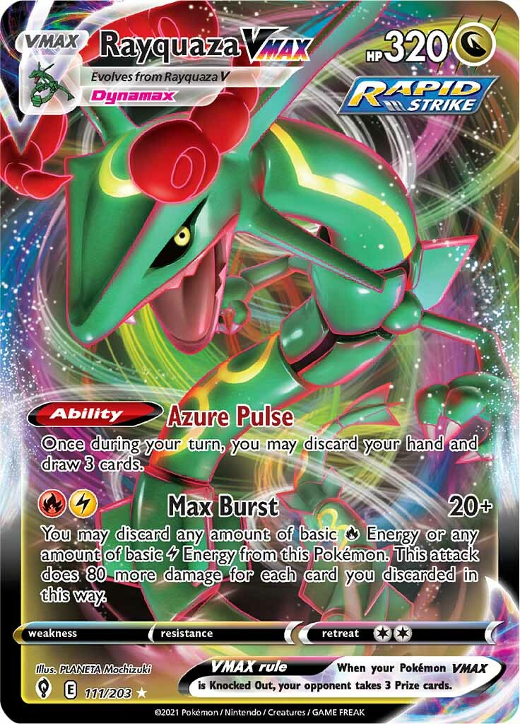 Rayquaza VMAX (111/203) [Sword & Shield: Evolving Skies] | Good Games Morley