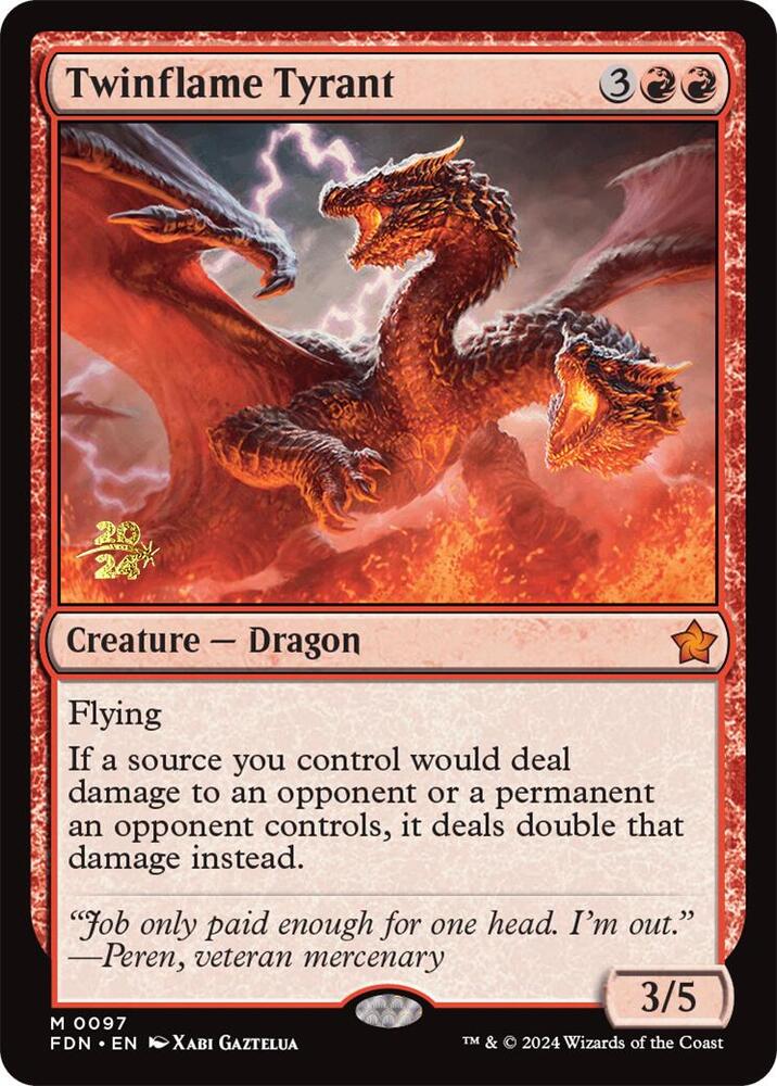 Twinflame Tyrant 97s/101 (Prerelease Cards)  - Foil | Good Games Morley